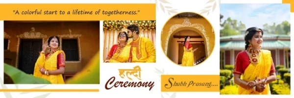 haldi function album cover psd download