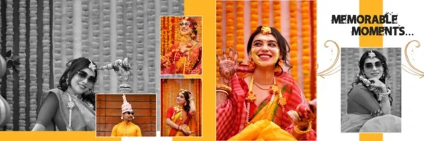 haldi wedding album 12x36 template free