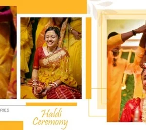 haldi event psd background and frames
