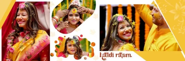latest haldi psd designs for wedding albums