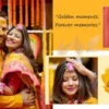 traditional haldi photo album psd download