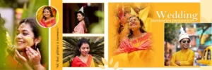Free Haldi Event Psd Yellow Background 2025