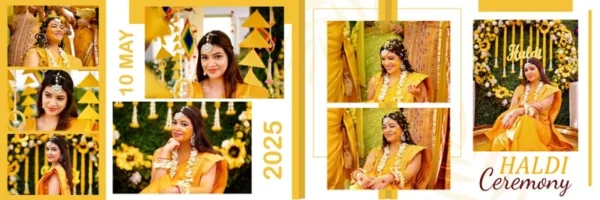 haldi photo frame psd templates for weddings