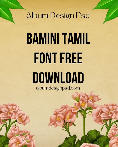 Bamini Tamil Font Free Download