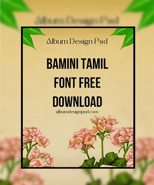 Bamini Tamil Font Free