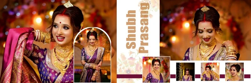 Pre-wedding photo album psd