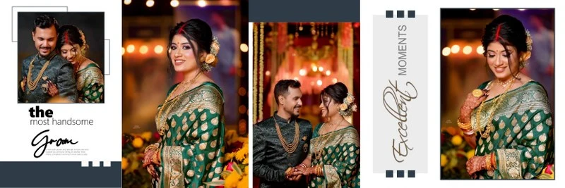 creative photo album psd design