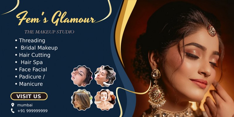 Beauty Parlour Banner Design