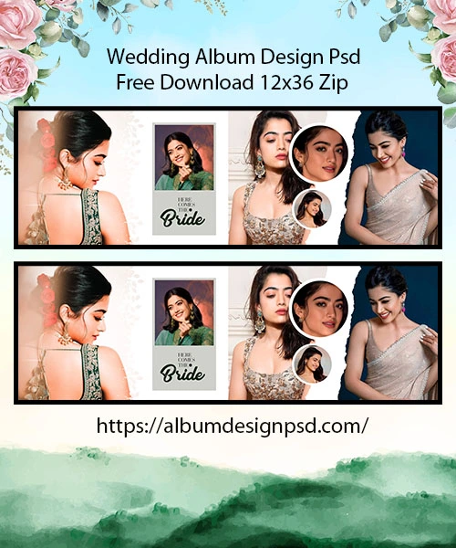 Wedding Album Design Psd Free Download 12x36 Zip