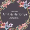 car wedding poster design