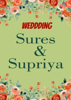 hindu wedding poster for car