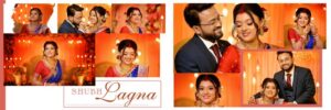 8 photo frame design in wedding psd