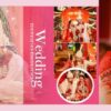 Traditional Wedding PSD with Floral Background