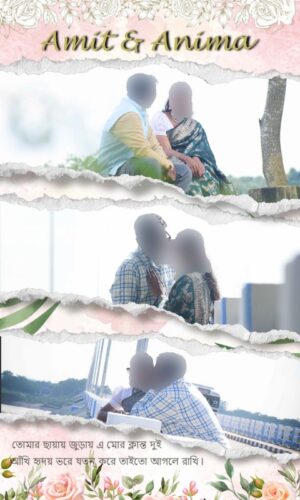 pre wedding banner design for front get 5ft by 3ft