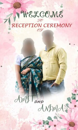 ring ceremony banner design psd 5ft by 3ft